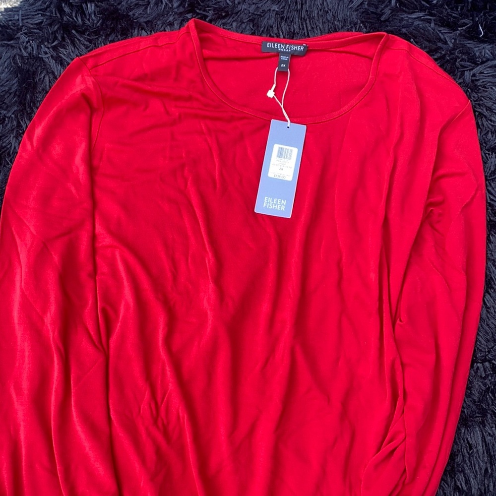 Eileen fisher blouse size xxl